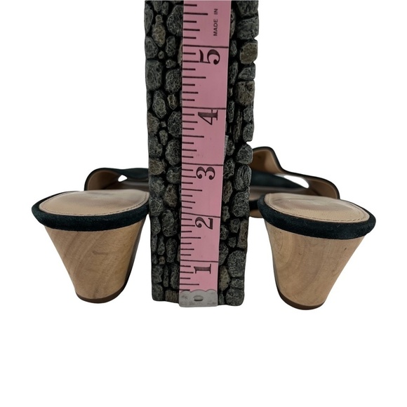 Botkier Carlie Black Suede Block Heel Sandals Size 8.5 Women’s - Picture 7 of 8